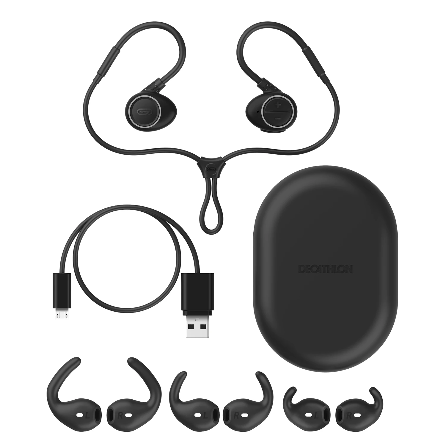 KALENJI 900 EARPHONES WIRELESS BLUETOOTH - BLACK - Image 7