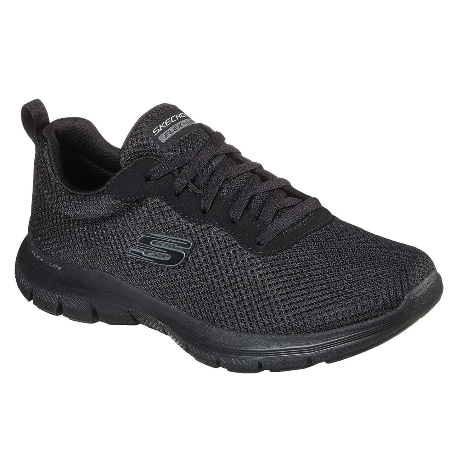 Skechers Flex Appeal 4.0 Womens Trainer Black - Image 2