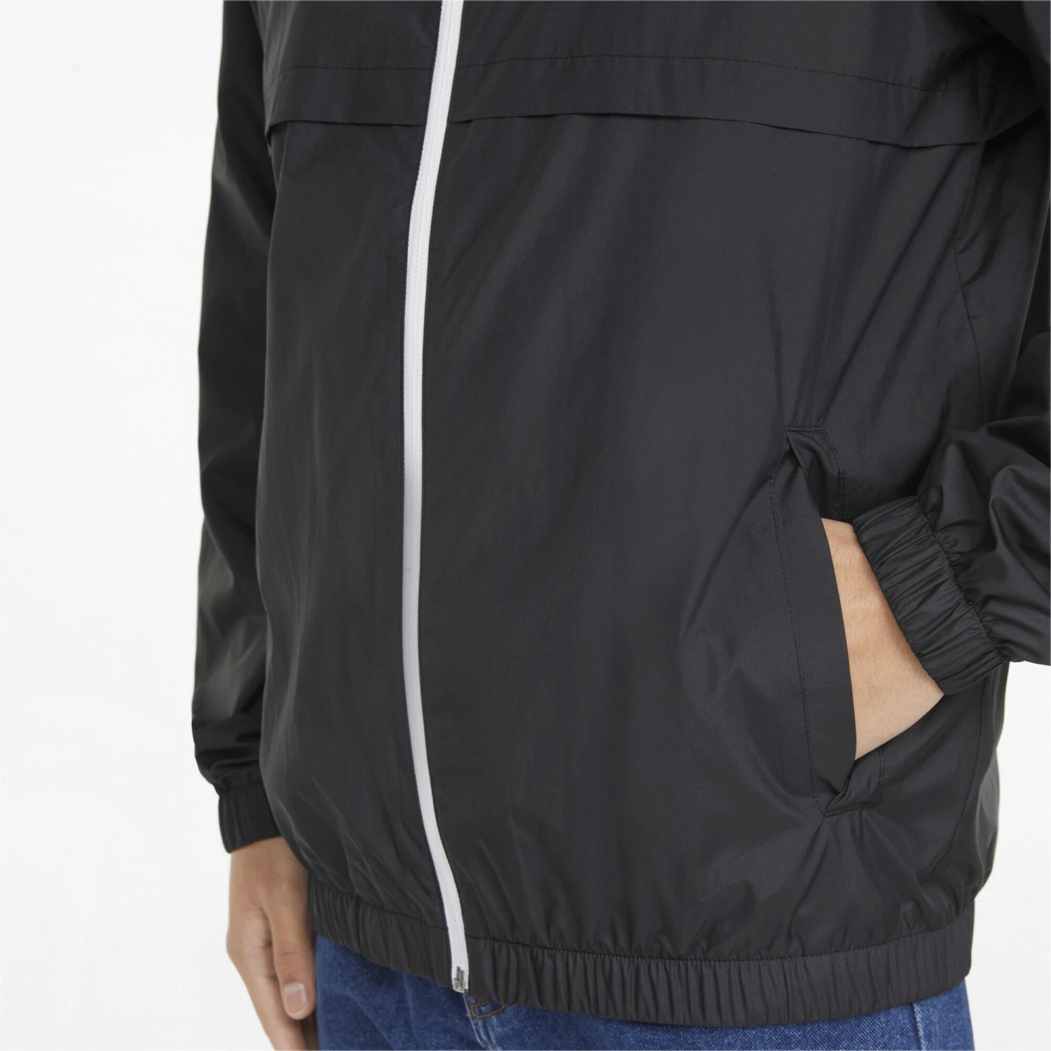 PUMA Mens Essentials Solid Windbreaker Jacket - Image 5