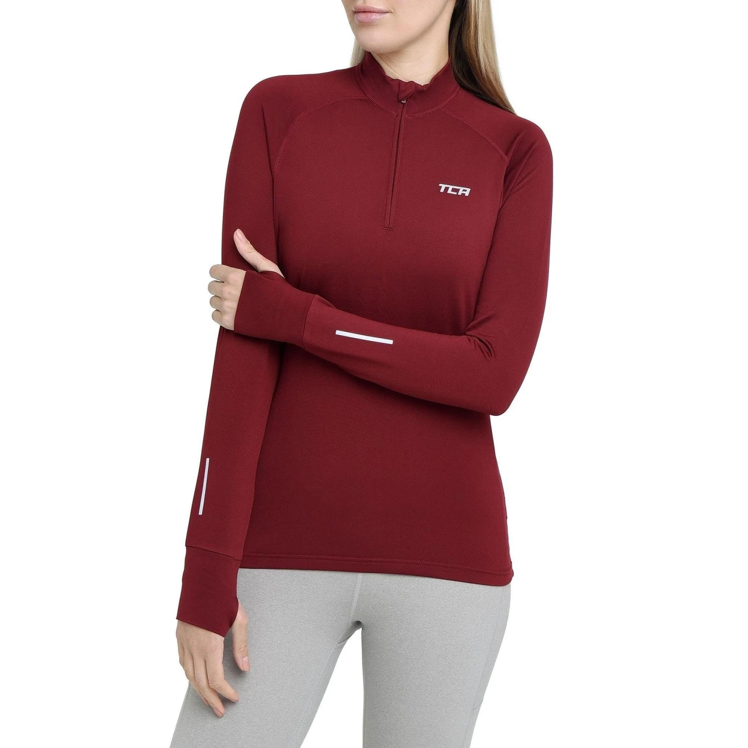 Women's Winter Run Half Zip Top - Image 11