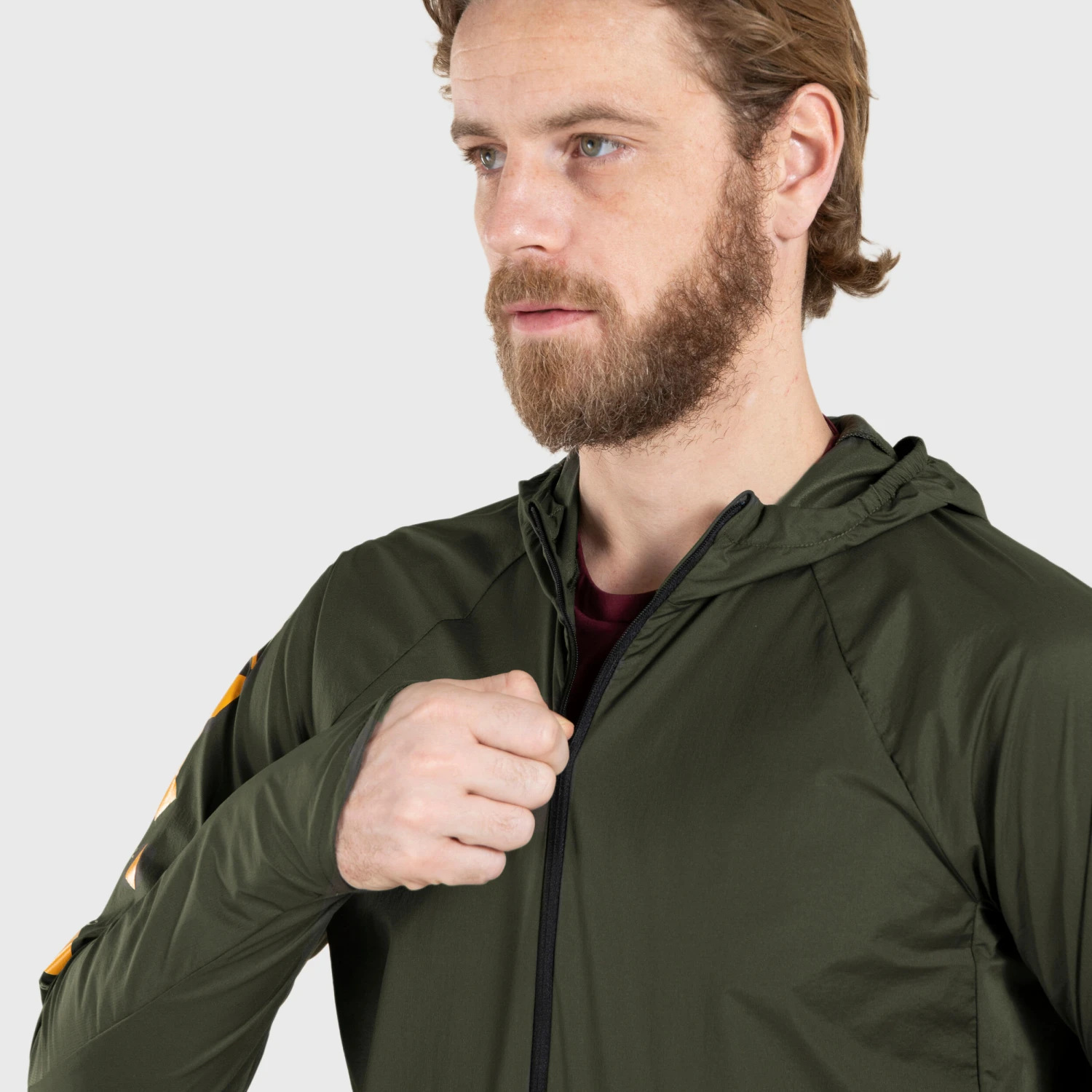 MEN'S LONG-SLEEVED WINDPROOF TRAIL RUNNING JACKET - Image 4