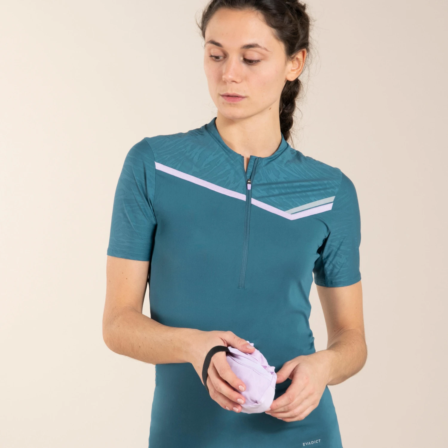 WOMEN'S TRAIL RUNNING LONG-SLEEVED WINDPROOF JACKET - Image 9