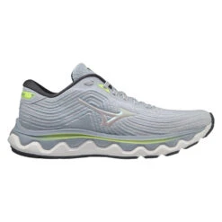 Mizuno Womens Wave Horizon 6 Running Shoes Heather/Wht/NeoLime