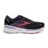 Brooks Womens Adrenaline GTS 22 WIDE Running Shoes Black/Purple/Coral
