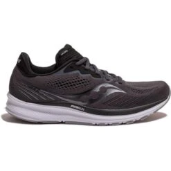 Saucony Ride 14 Mens Shoe Charcoal/Black