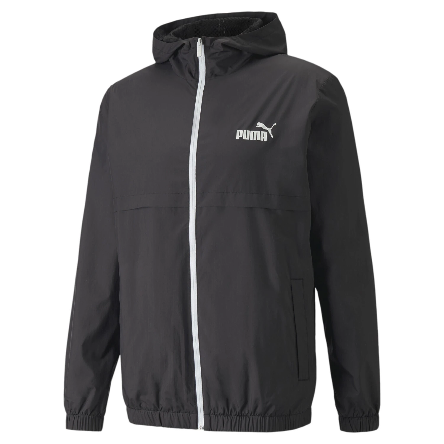 PUMA Mens Essentials Solid Windbreaker Jacket
