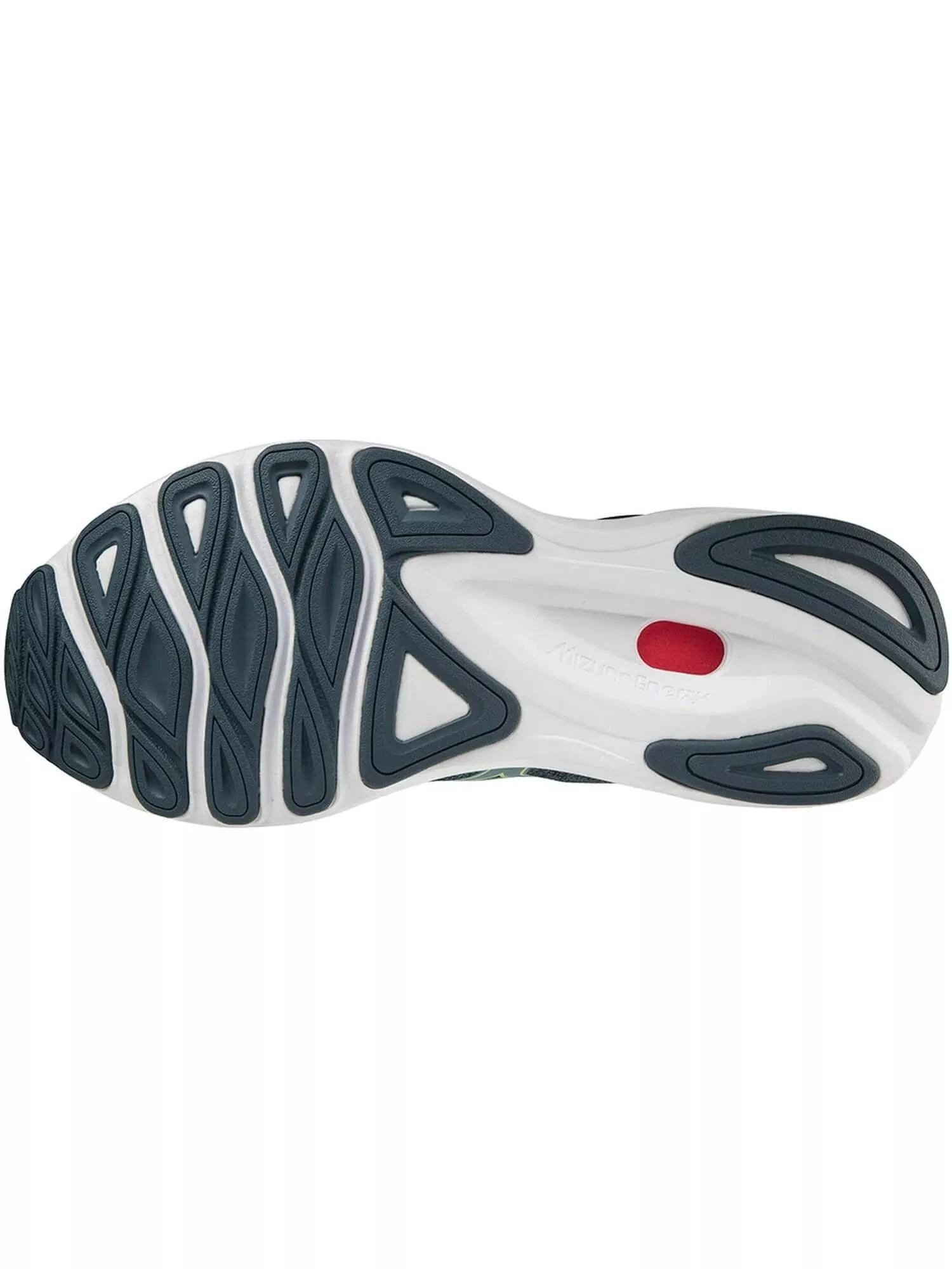 Mizuno Mens Wave Skyrise 3 Running Shoes SmokeB/NLime/NeonFlame - Image 9