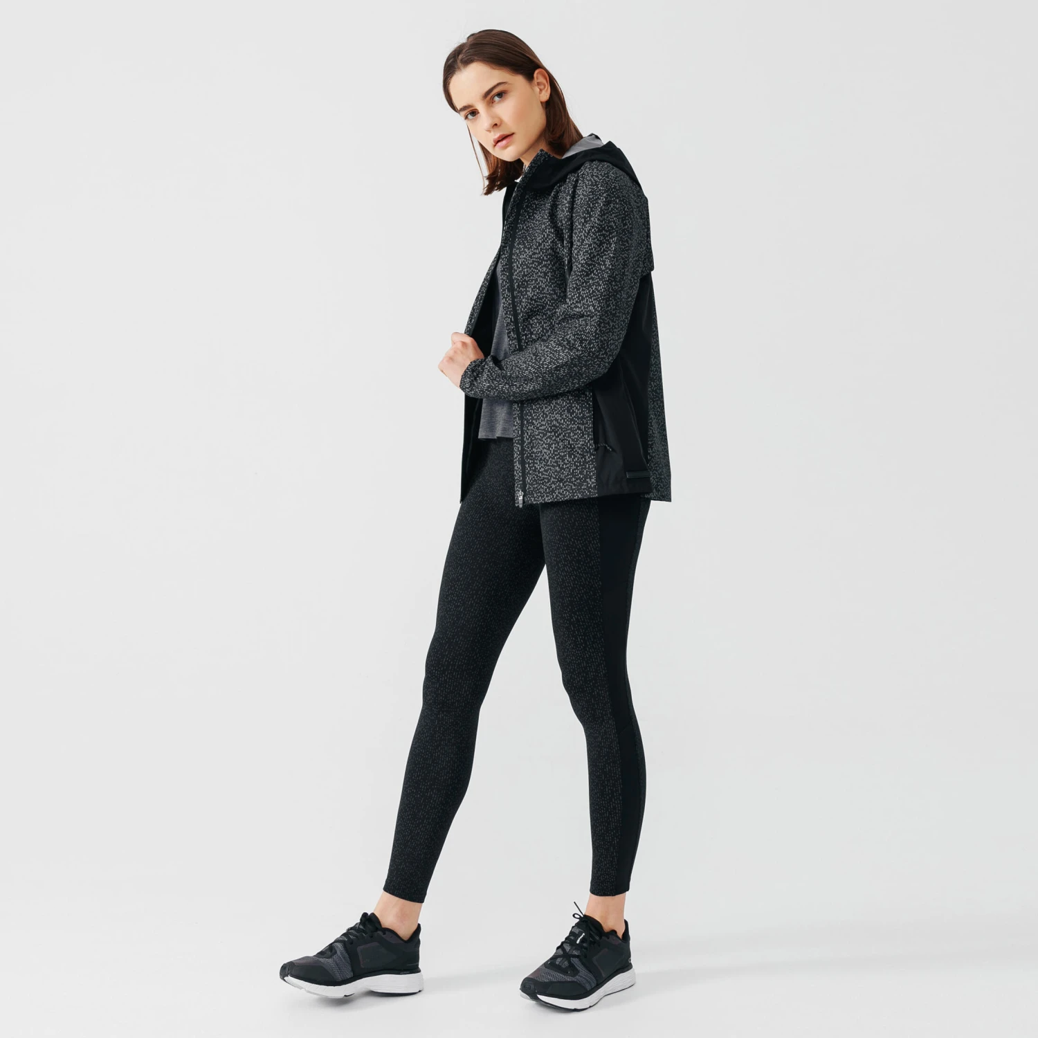 Kalenji Women's Reflecting Hooded Running Jacket Rain Night - Image 3