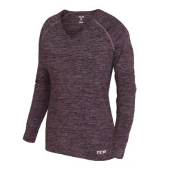 Women’s Elle Long Sleeve V Neck Top