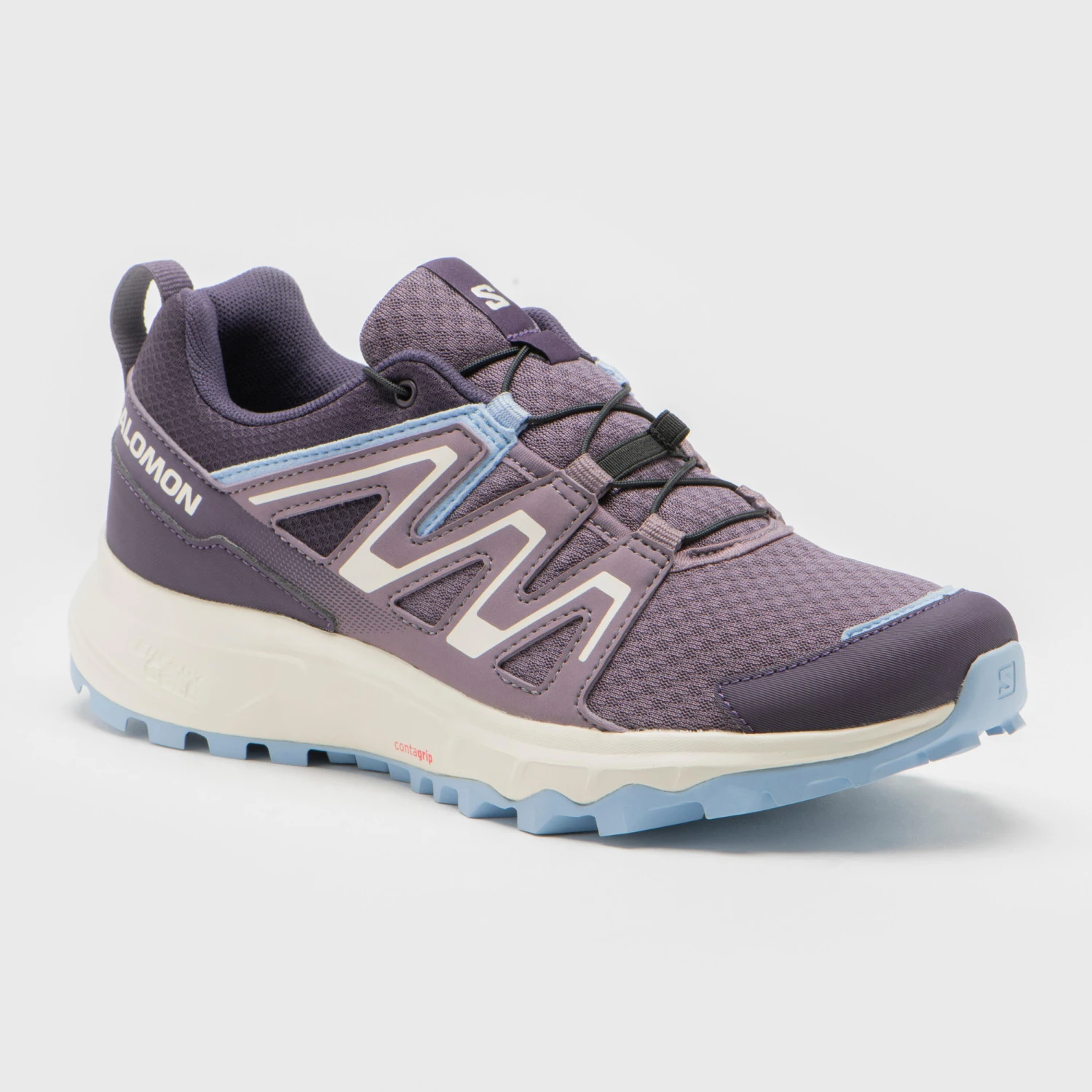 WOMEN'S SALOMON SUPERA TRAIL 2 RUNNING SHOES - NIGHTSHADE - Image 3