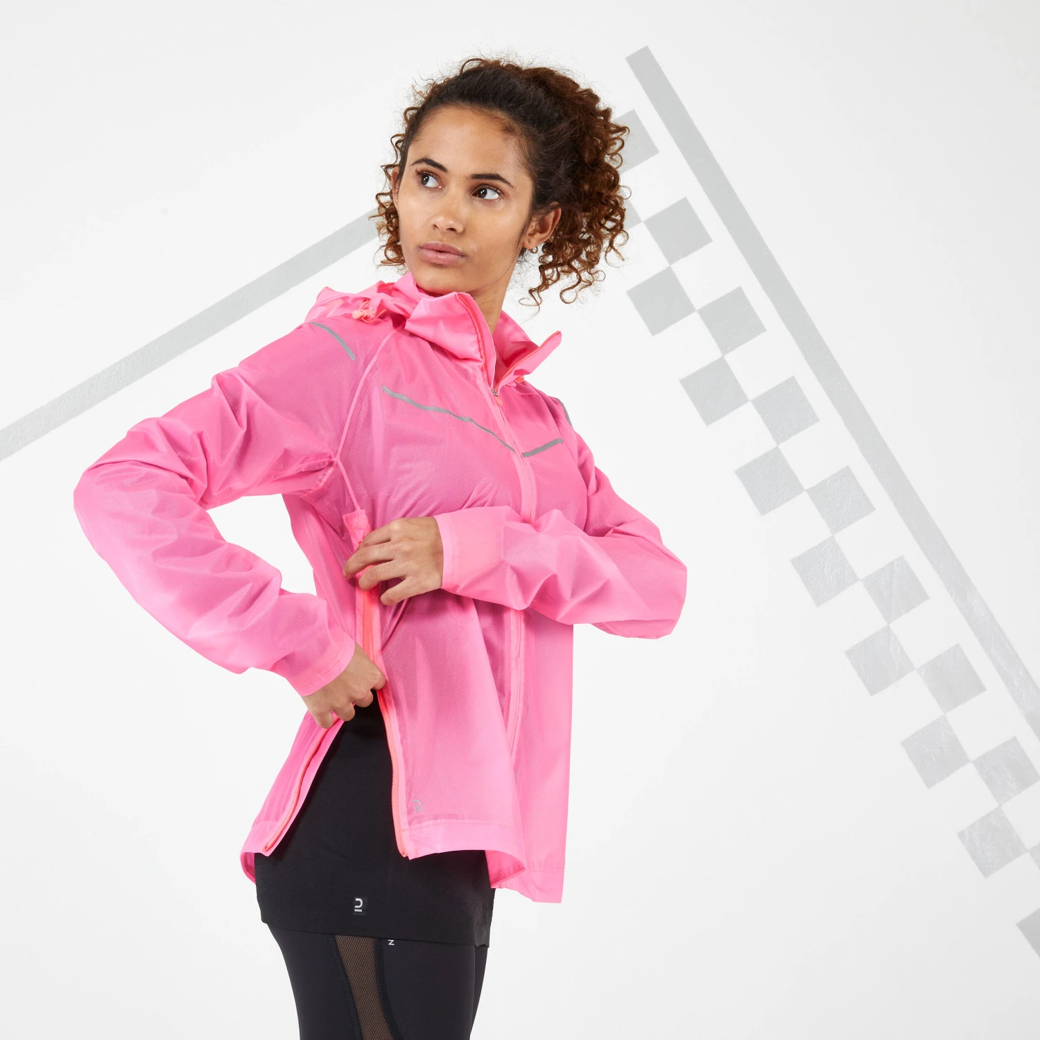Kiprun Light Women's Running Showerproof Jacket - Image 3