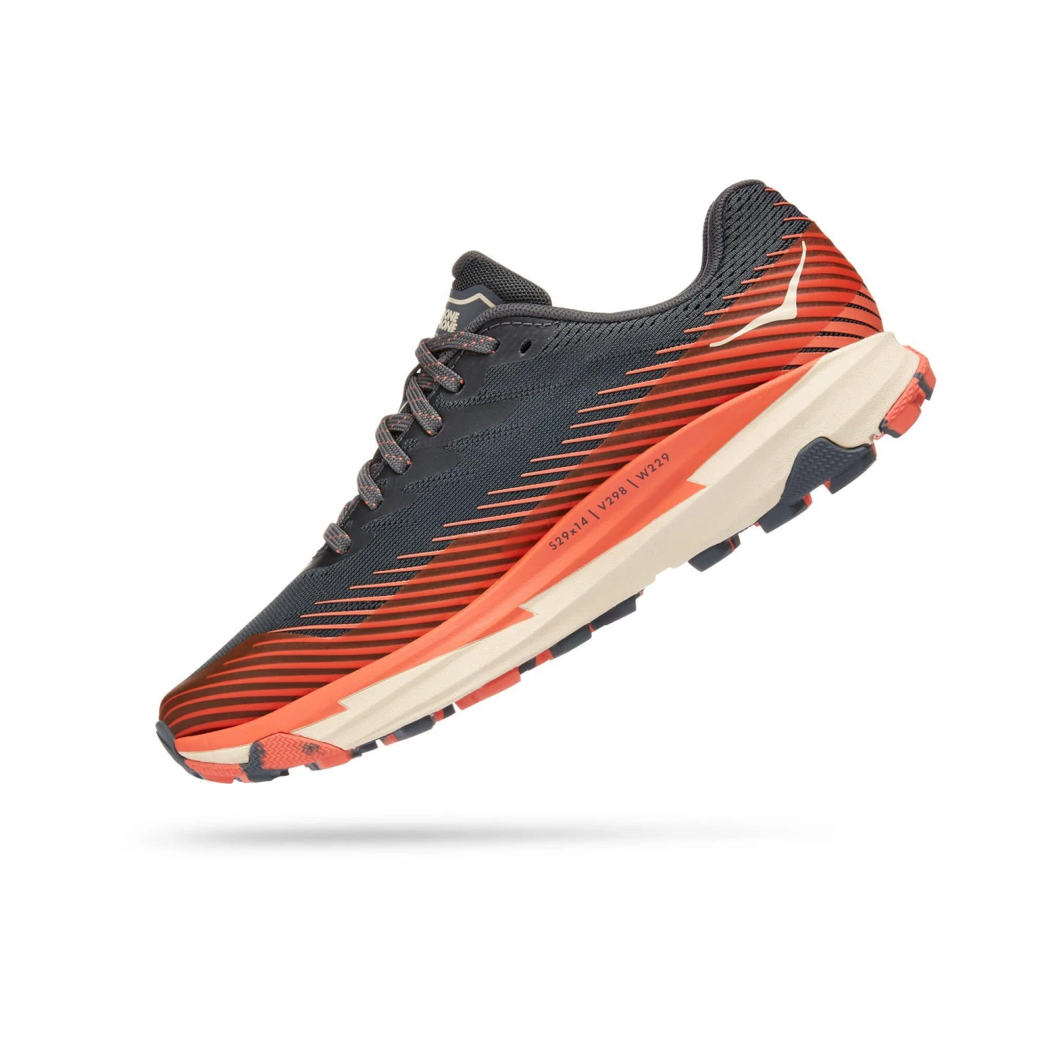 Hoka Womens Torrent 2 Running Shoes Grey 1110497 - Image 6