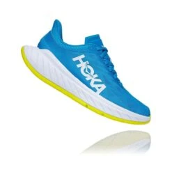 Hoka Carbon X 2 Womens Shoe Diva Blue/Citrus