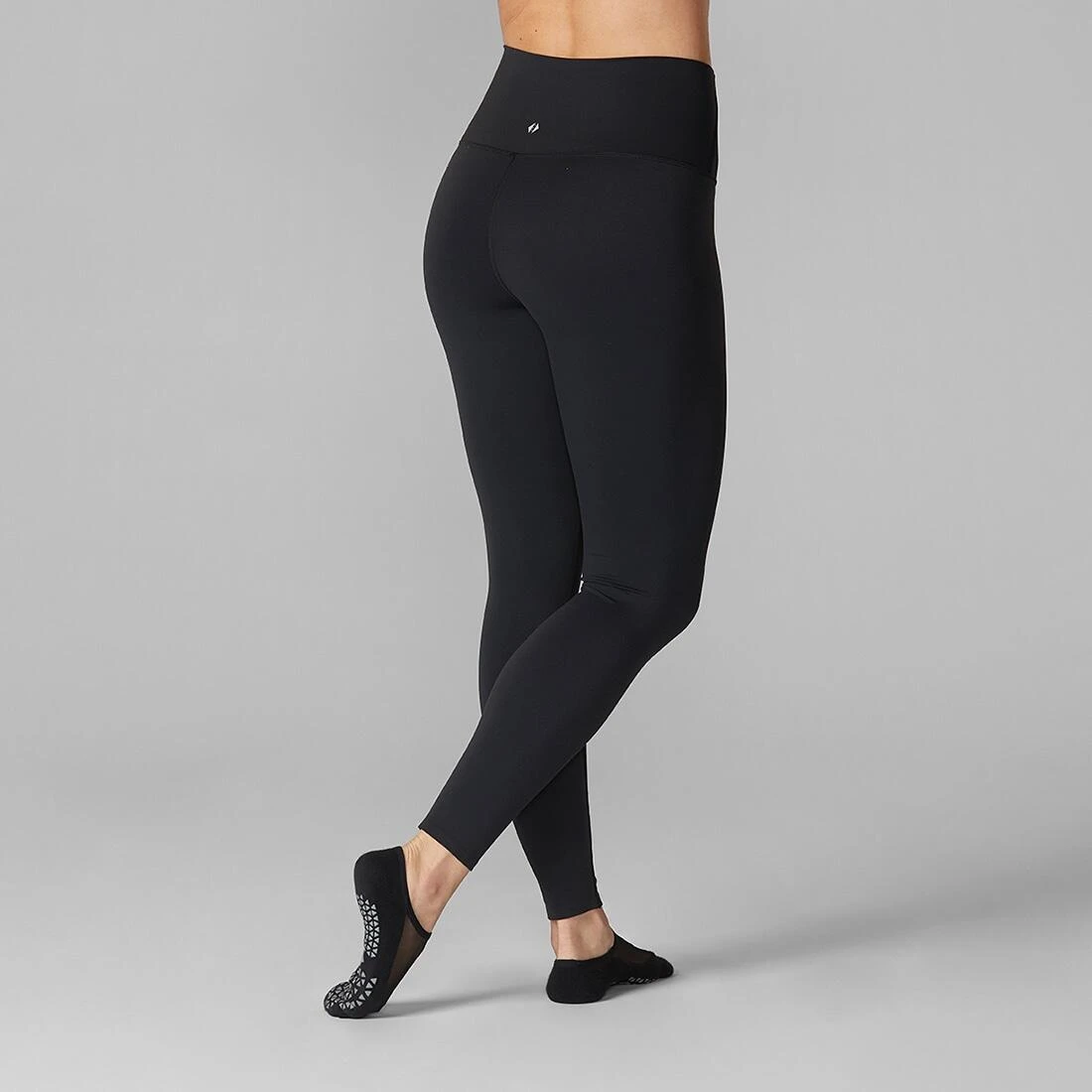 Fitness-Mad Womens/Ladies High Waist Leggings (Black) - Image 2