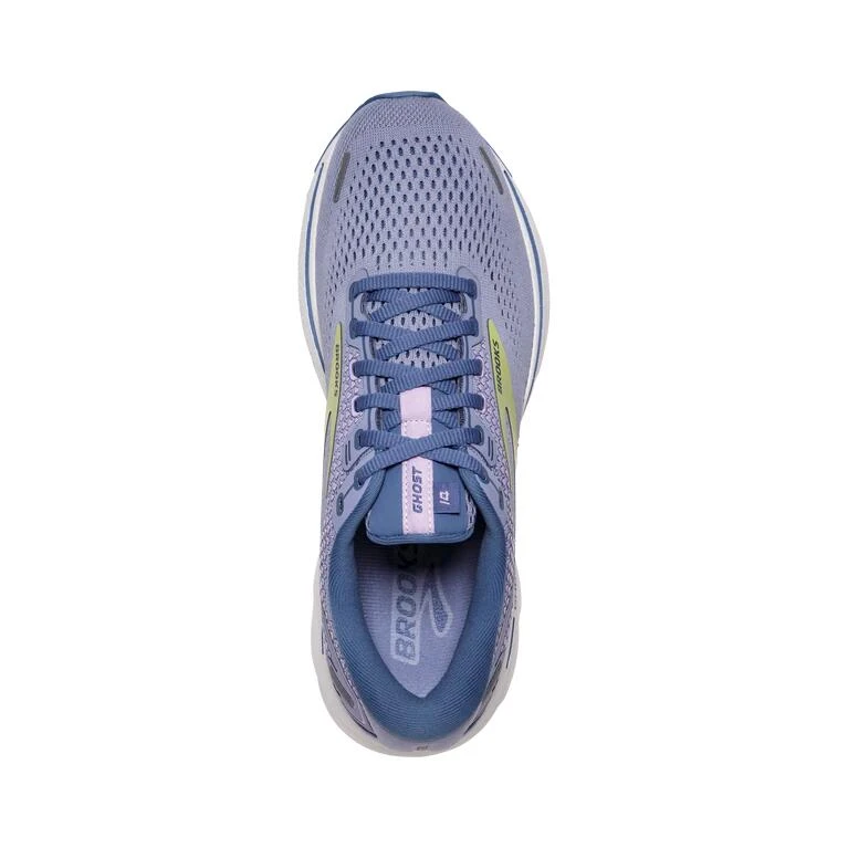 Brooks Womens Ghost 14 Running Shoes Purple Impression/Dutch/Lime - Image 3