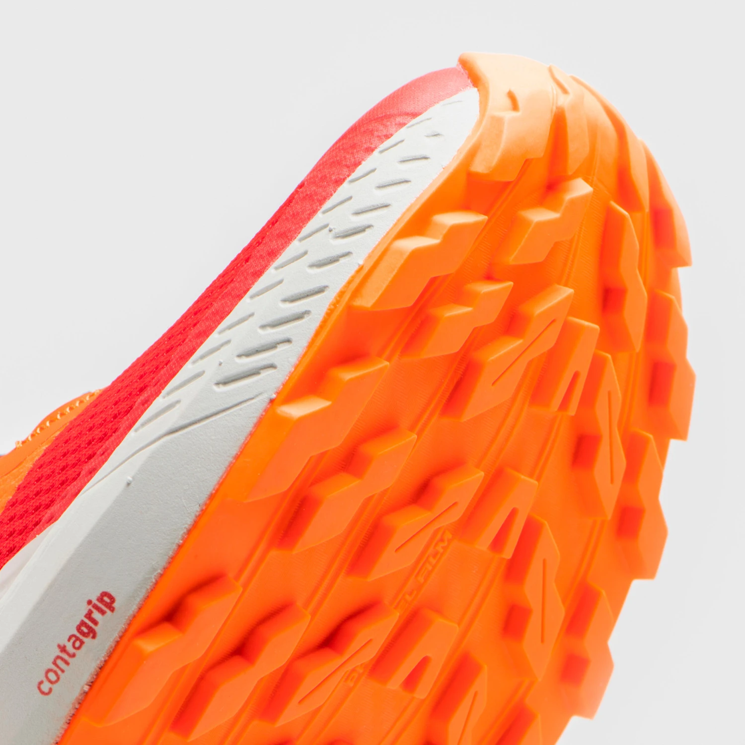 MEN'S SALOMON SENSE RIDE 5 TRAIL RUNNING SHOES - GREY / RED - Image 6