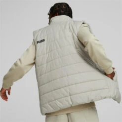 PUMA Mens Essentials Padded Vest Bodywarmer Sleeveless Jacket