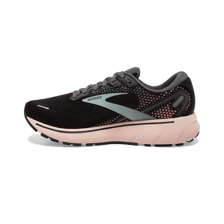Brooks Womens Ghost 14 Running Shoes Black 120356 B 026 - Image 3