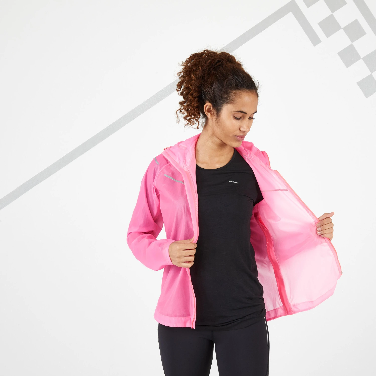 Kiprun Light Women's Running Showerproof Jacket - Image 8