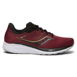 Saucony Guide 14 Mens Shoe Mulberry/Lime