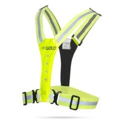 Gato Sports LED Kids Safer Running Vest Neon Yellow