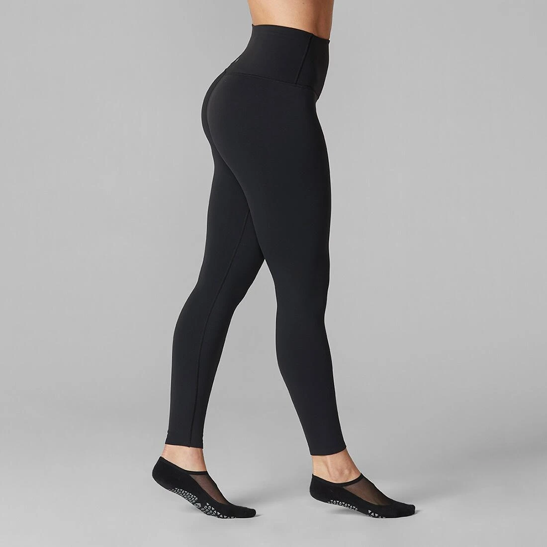 Fitness-Mad Womens/Ladies High Waist Leggings (Black) - Image 3