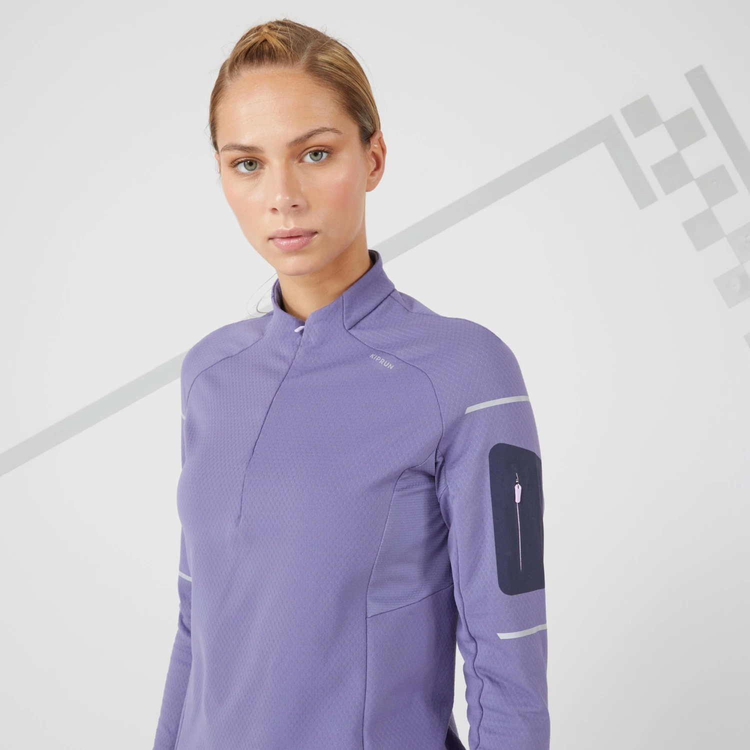 Kiprun Warm Light Women's Running Long-Sleeved Winter T-Shirt - Image 18