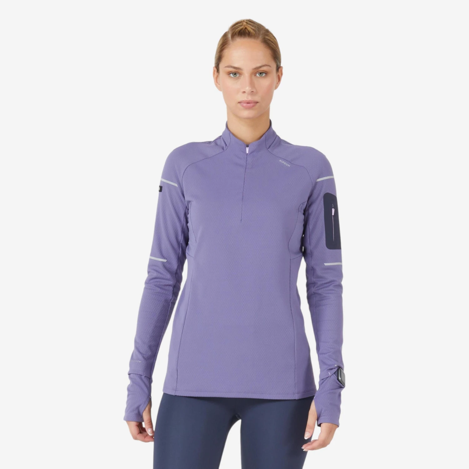 Kiprun Warm Light Women's Running Long-Sleeved Winter T-Shirt - Image 13