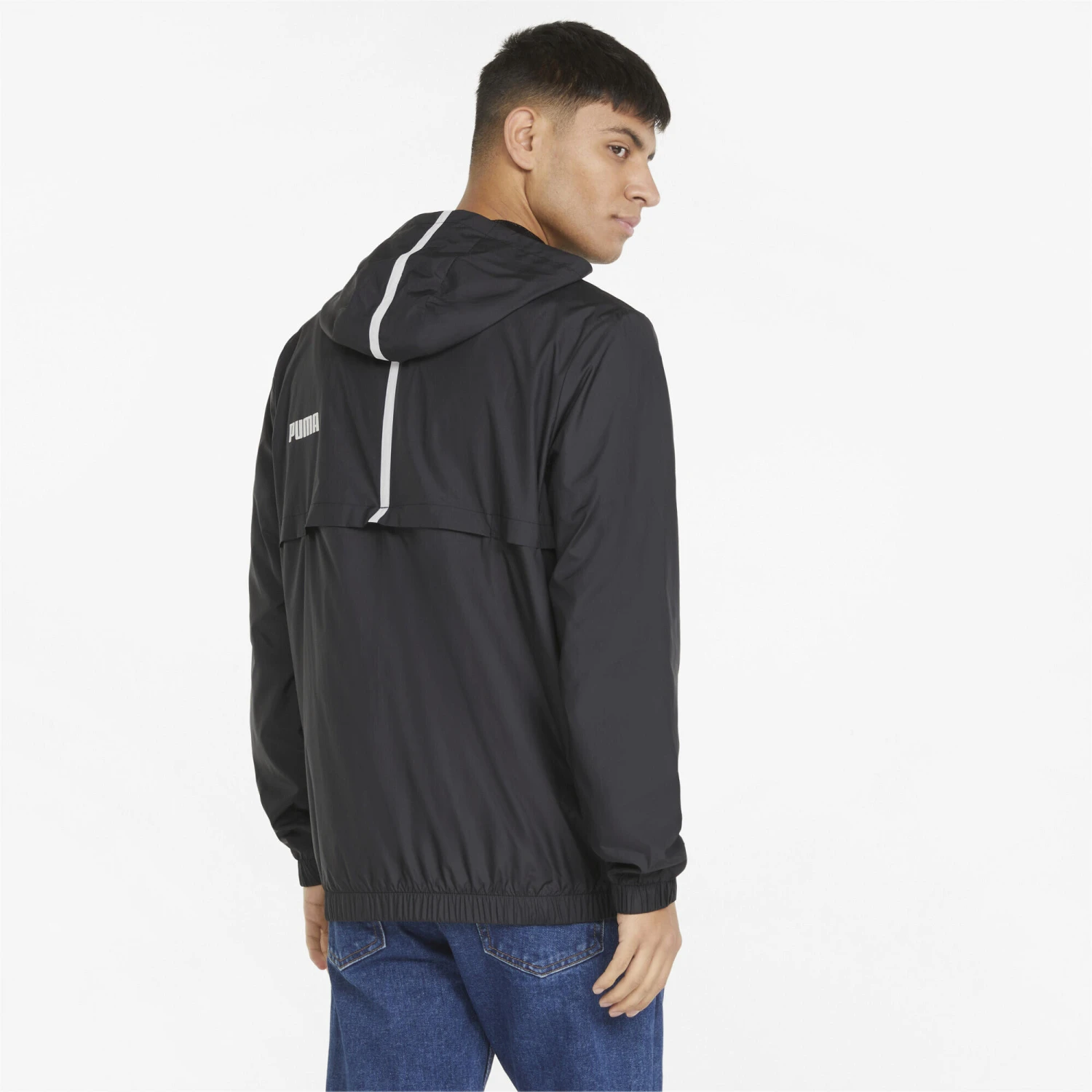 PUMA Mens Essentials Solid Windbreaker Jacket - Image 3